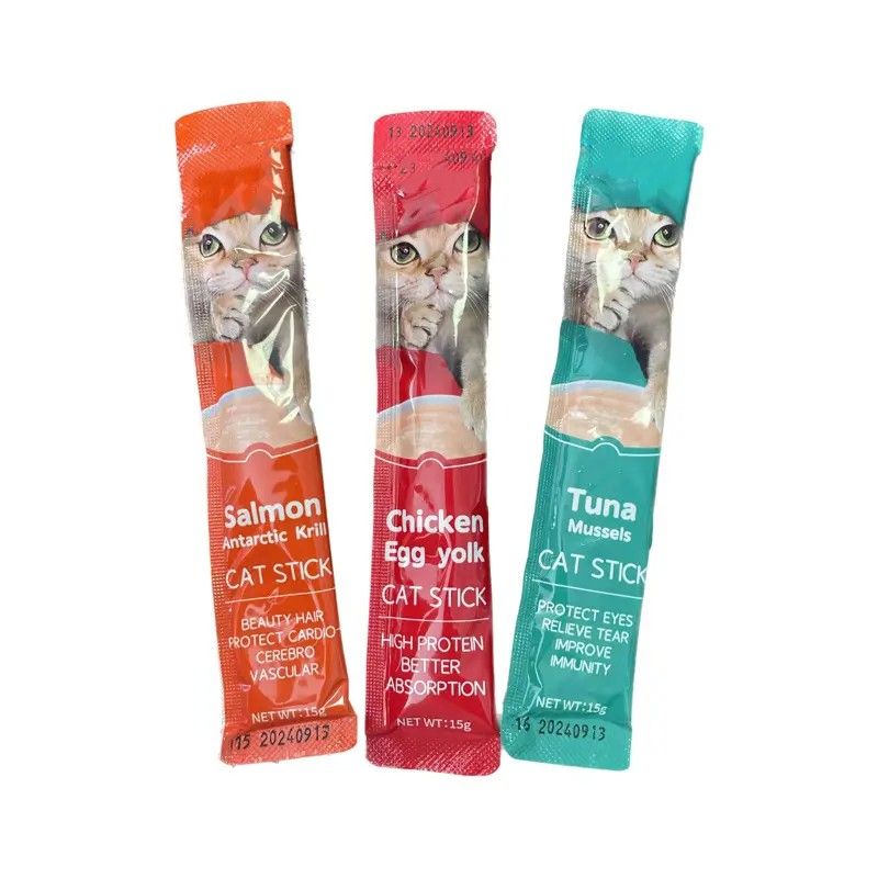 15g cat wet food sticks Cat Treat pet Kittens snacks